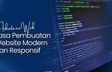 Jasa pembuatan website modern dan responsif